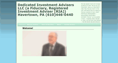 Desktop Screenshot of dedicatedinvestmentadvisors.com